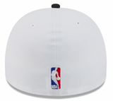Men's Chicago Bulls New Era White/Black 2025 NBA Draft A-Frame 59FIFTY Fitted Hat - Pro Jersey Sports