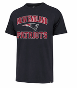 New England Patriots Mens Atlas Blue Union Arch Tee By 47' Brand - Pro Jersey Sports
