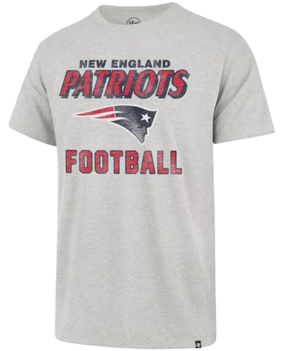 New England Patriots Mens Relay Grey Dozier Tee By 47' Brand
