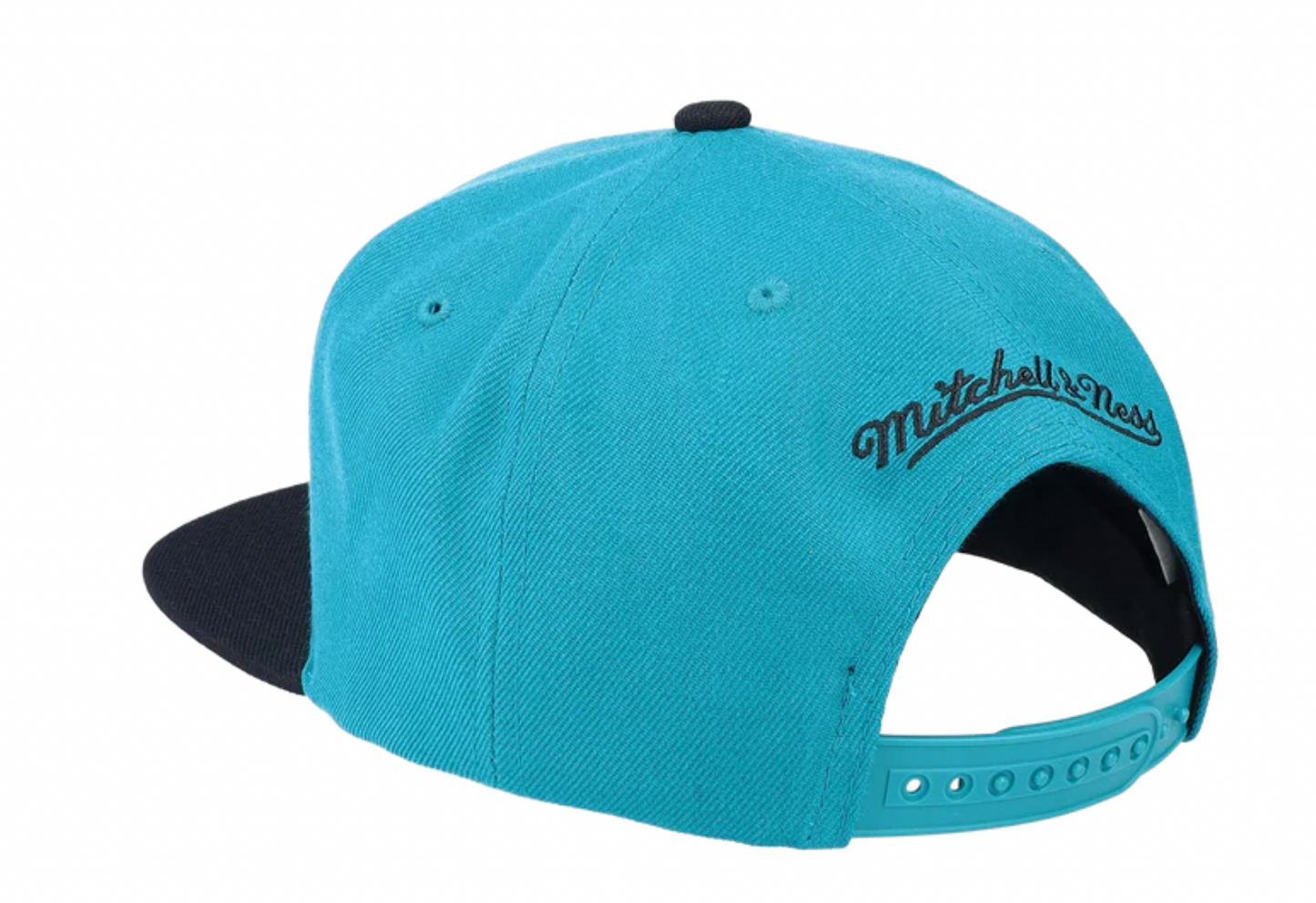 Men's Detroit Pistons Mitchell & Ness 2 Tone Teal/Black Core Basic Snapback Hat