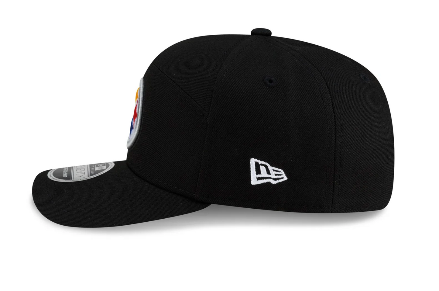Pittsburgh Steelers New Era Black 9SEVENTY Adjustable Hat