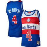 Men's Washington Bullets Chris Webber Mitchell & Ness 1996-97 Hardwood Classics Swingman Replica Jersey - Pro Jersey Sports