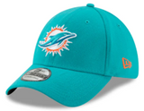 Men's Miami Dolphins New Era Aqua Team Classic 39THIRTY Flex Hat - Pro Jersey Sports