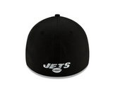 Men's New York Jets New Era Black Team Classic 39THIRTY Flex Hat - Pro Jersey Sports