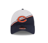 Men's Chicago Bears 2023 Sideline Secondary Logo White/Navy 9TWENTY Adjustable Hat - Pro Jersey Sports