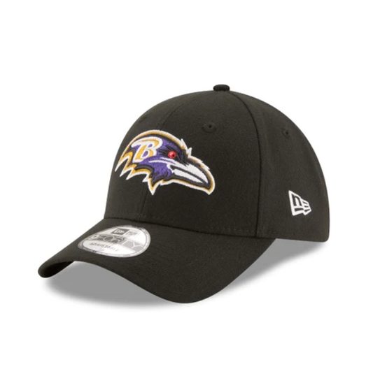 Baltimore Ravens Black The League Primary Logo 9FORTY Adjustable Game Cap