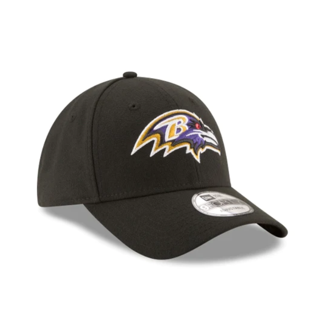 Baltimore Ravens Black The League Primary Logo 9FORTY Adjustable Game Cap
