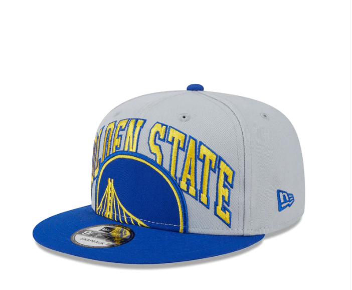 Men's Golden State Warriors 2023 NBA Tip Off Series Gray/Royal 9FIFTY Snapback Adjustable Hat