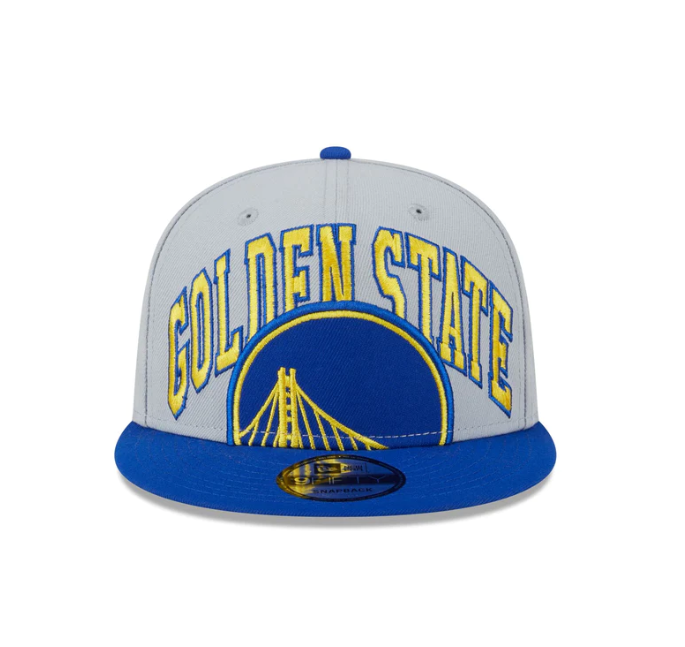 Men's Golden State Warriors 2023 NBA Tip Off Series Gray/Royal 9FIFTY Snapback Adjustable Hat