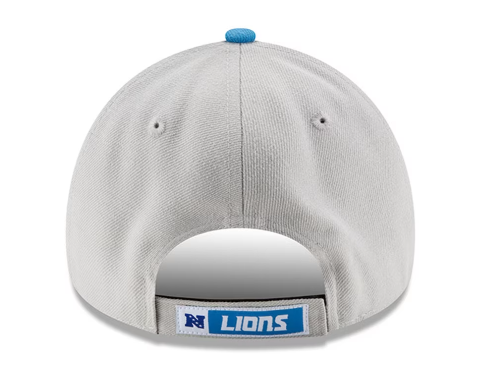 Detroit Lions Blue The League 2 Tone Gray/Blue 9FORTY Adjustable Game Cap