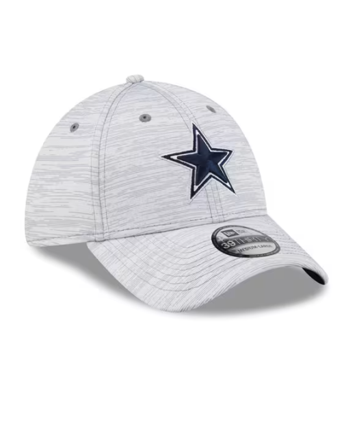 Dallas Cowboys Distinct New Era Gray 39THIRTY Flex Fit Hat