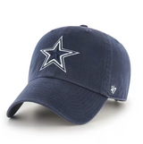 Dallas Cowboys '47 Brand Mens Navy Clean Up Adjustable Hat - Pro Jersey Sports