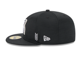Chicago White Sox New Era Black & White 2024 Clubhouse 59FIFTY Fitted Hat - Pro Jersey Sports