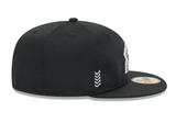 Chicago White Sox New Era Black & White 2024 Clubhouse 59FIFTY Fitted Hat - Pro Jersey Sports