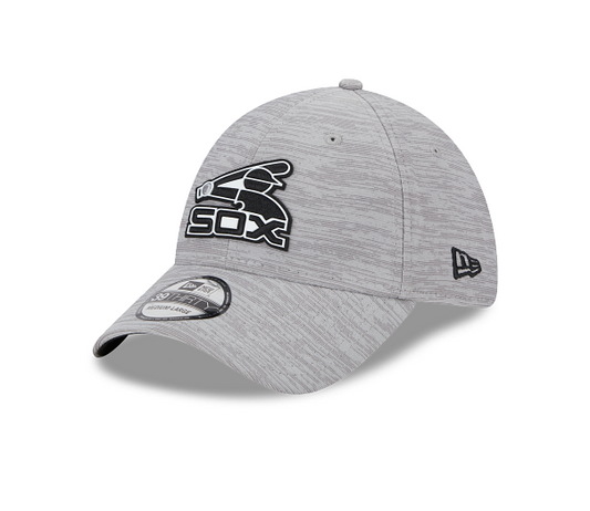 Men's Chicago White Sox New Era Gray 2023 Clubhouse 39THIRTY Flex Fit Hat