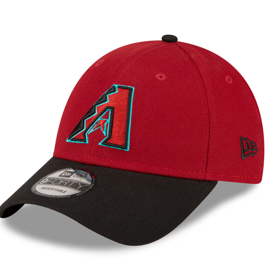 Men's Arizona Diamondbacks New Era Red/Black The League 9FORTY Adjustable Hat