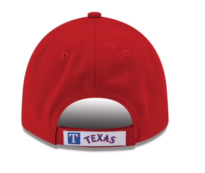 Men's Texas Rangers New Era Red League 9FORTY Adjustable Hat