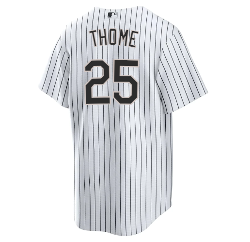 NIKE Men's Jim Thome Chicago White Sox Home Premium Replica Jersey