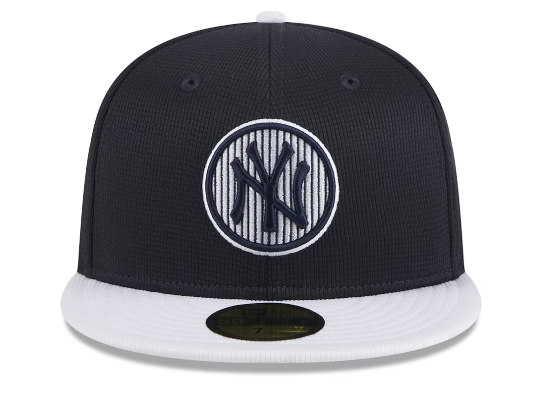 Men's New York Yankees New Era Navy 2024 Batting Practice 59FIFTY Fitted Hat