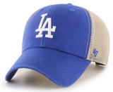 Men's '47 Brand Los Angeles Dodgers Royal Blue Flagship Wash MVP Structured Hat - Pro Jersey Sports