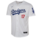 Youth Shohei Ohtani Los Angeles Dodgers NIKE White Home Limited Replica Jersey - Pro Jersey Sports