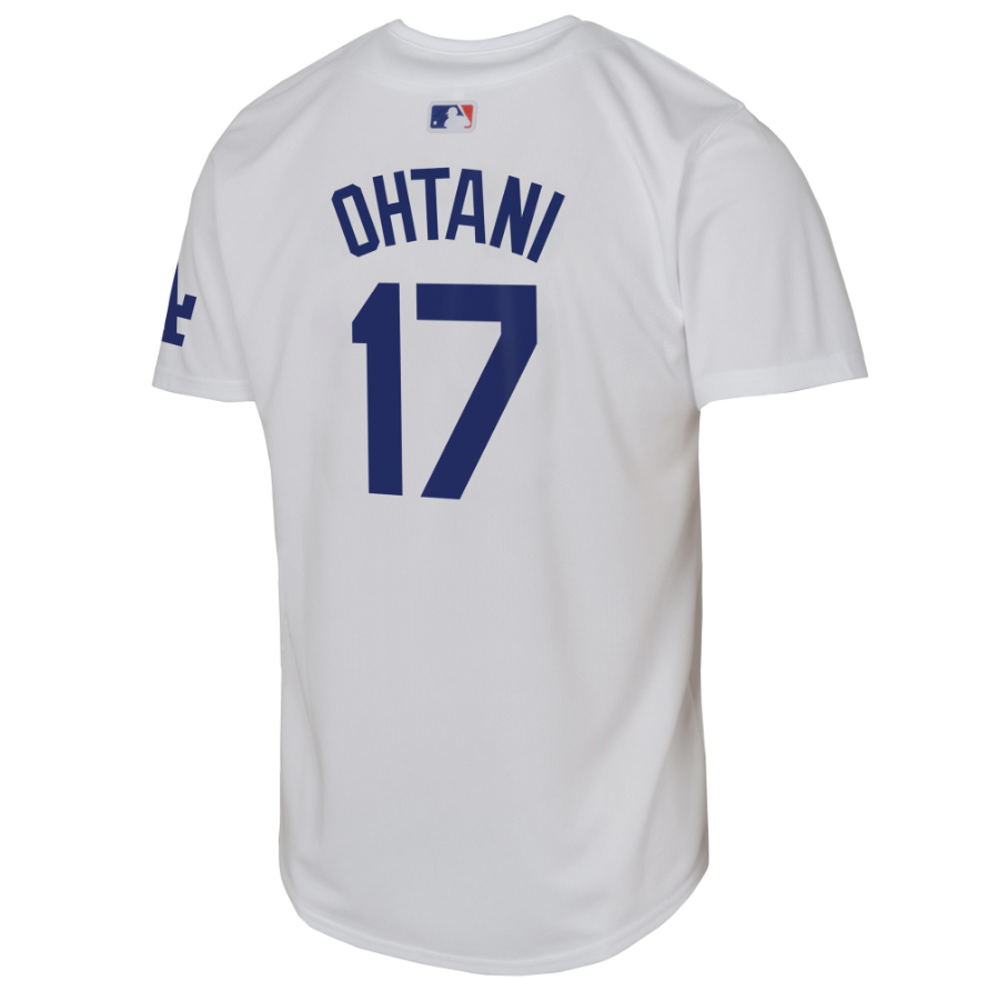 Youth Shohei Ohtani Los Angeles Dodgers NIKE White Home Limited Replica Jersey