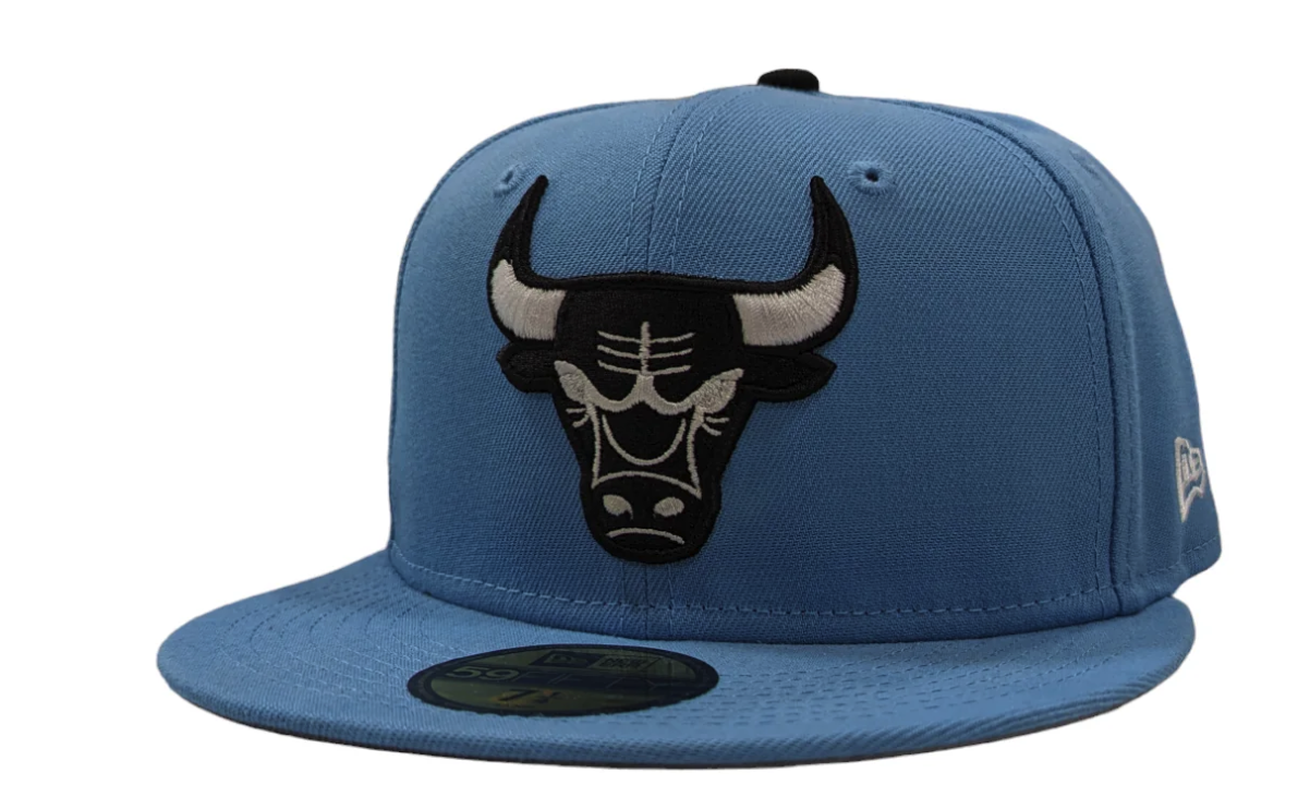 Men's Chicago Bulls New Era Carolina Blue MJ1 59FIFTY Fitted Hat