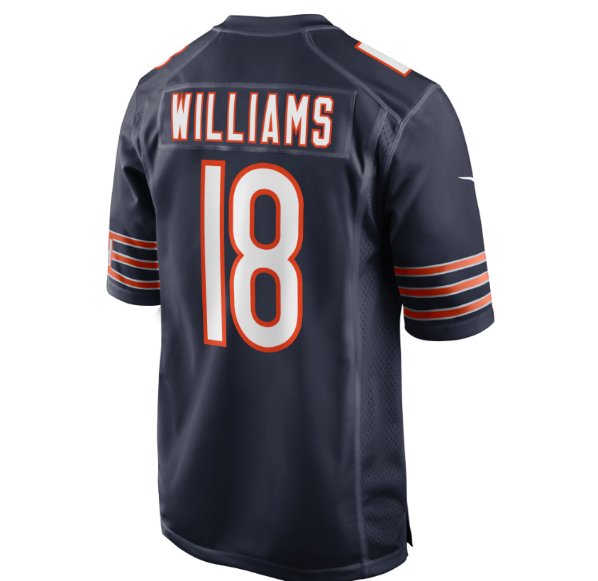 PRE-ORDER Men's Chicago Bears Caleb Williams Nike Navy Team Color Game Jersey