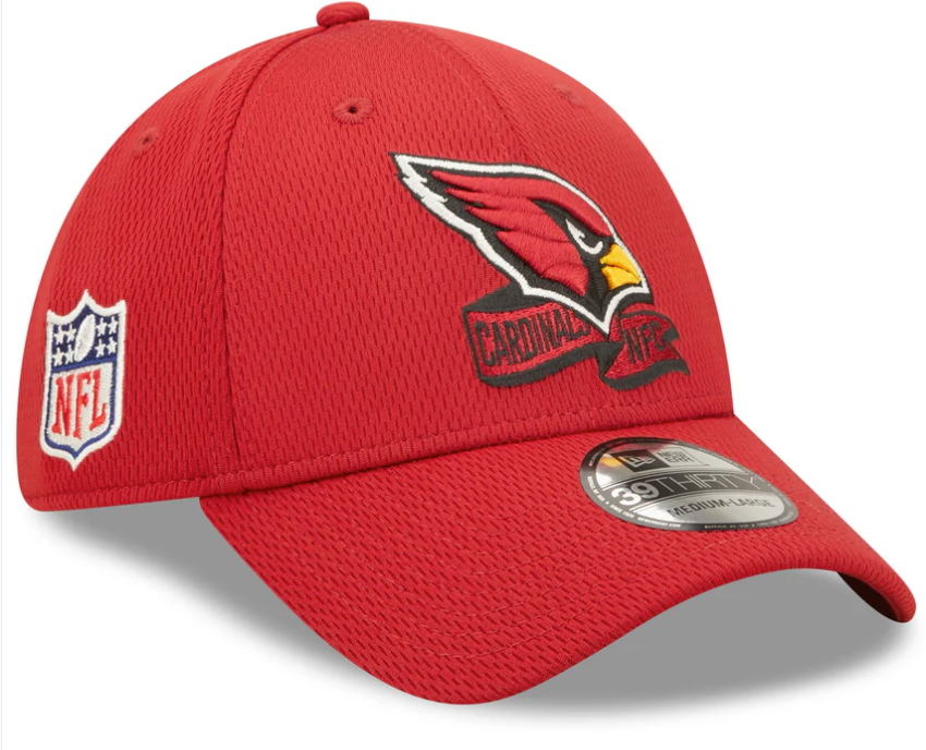 Men's Arizona Cardinals New Era Cardinal Red 2022 Sideline Coaches 39THIRTY Flex Hat