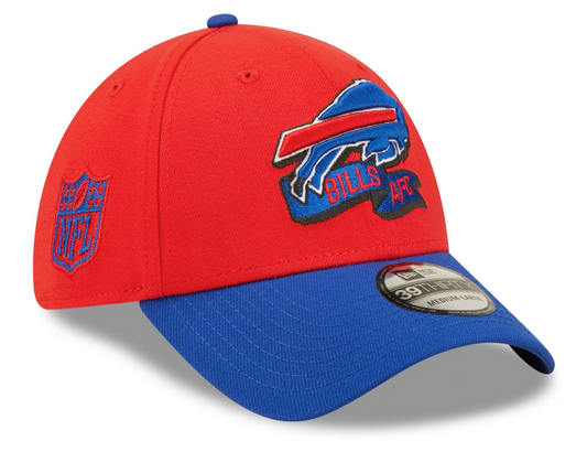 Men's Buffalo Bills New Era Red/Blue 2022 Sideline 39THIRTY Flex Hat