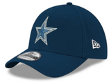 Dallas Cowboys New Era Oceanside Navy Basic 39Thirty Flex Fit Hat - Pro Jersey Sports