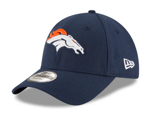 Denver Broncos Navy The League 9FORTY Adjustable Game Hat