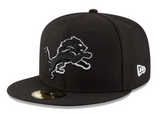 Men's Detroit Lions New Era B-Dub Basic 59FIFTY Fitted Hat - Pro Jersey Sports