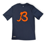 Men's Chicago Bears NFL Combine Authentic Navy Retro Performance T-Shirt - Pro Jersey Sports