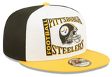 Pittsburgh Steelers Retro Sport 3 Tone New Era 9FIFTY Snapback Hat - Pro Jersey Sports