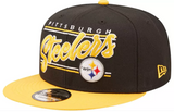 Pittsburgh Steelers New Era Team Script 2 Tone 9FIFTY Snapback Hat - Pro Jersey Sports