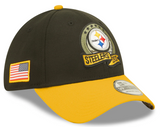 Men's Pittsburgh Steelers New Era Black 2022 Salute to Service 39THIRTY Flex Hat - Pro Jersey Sports