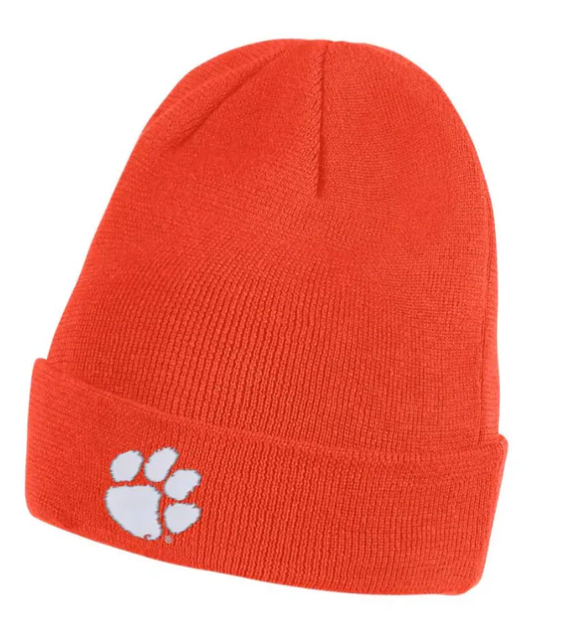 Nike Clemson Tigers Nike Orange Sideline Cuffed Beanie Knit