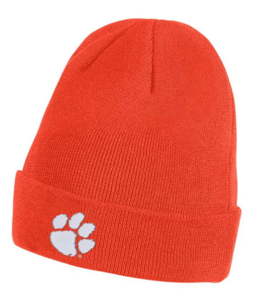 Nike Clemson Tigers Nike Orange Sideline Cuffed Beanie Knit