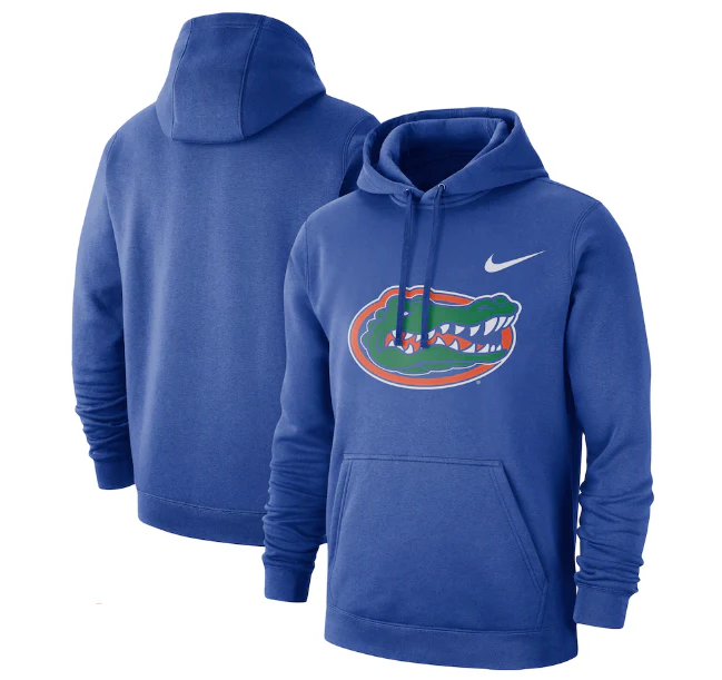 Florida Gators Nike Logo Club Fleece Pullover Hoodie - Royal