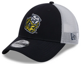 Michigan Wolverines New Era Vault Navy/White Trucker 9FORTY Adjustable Hat - Pro Jersey Sports