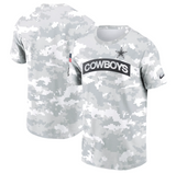Men's Dallas Cowboys Nike Arctic Camo 2024 Salute To Service Performance T-Shirt - Pro Jersey Sports