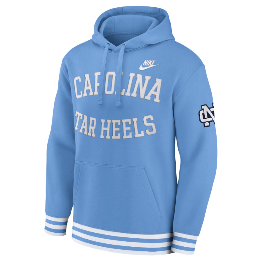 North Carolina Tar Heels Nike Carolina Blue Legacy Retro Pullover Hoodie