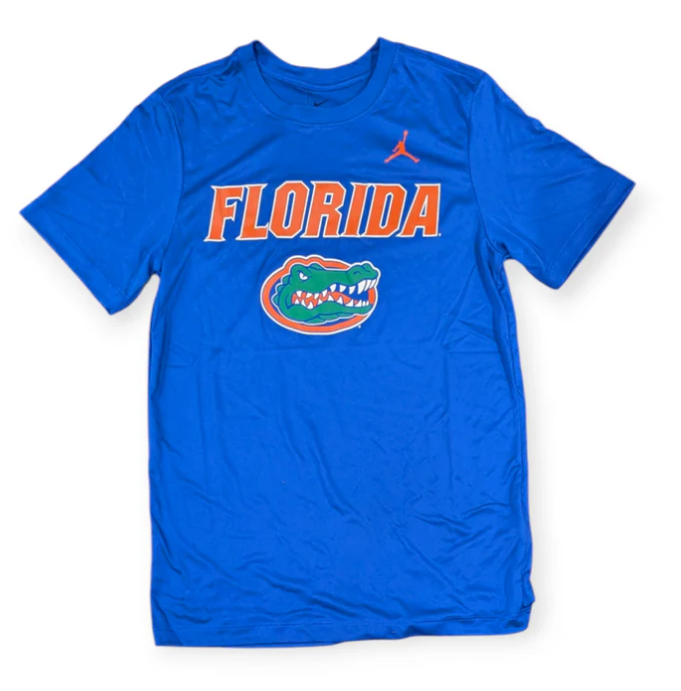 Florida Gators Nike Blue Jumpman Legend Tee