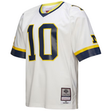 Men's Tom Brady #10 Michigan Wolverines 1999  White Mitchell & Ness Legacy NCAA Jersey - Pro Jersey Sports
