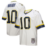 Men's Tom Brady #10 Michigan Wolverines 1999  White Mitchell & Ness Legacy NCAA Jersey - Pro Jersey Sports