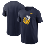 Men's Michigan Wolverines Nike Legacy Alternate Navy Logo T-Shirt - Pro Jersey Sports