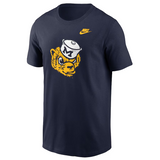 Men's Michigan Wolverines Nike Legacy Alternate Navy Logo T-Shirt - Pro Jersey Sports