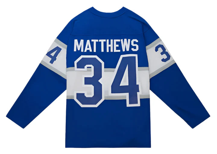 Men's Auston Matthews Toronto Maple Leafs Blue 2017 Centennial Classic Power Play Jersey - Pro Jersey Sports