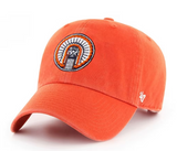 Illinois Fighting Illini Orange Chief Logo Cleanup Adjustable Hat By '47 brand - Pro Jersey Sports